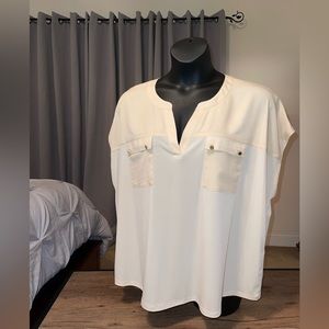 Calvin Klein casual polyester shirt 2x